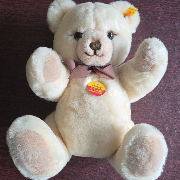 Steiff Vintage "Petsy" Jointed Teddy Bear 0235/35 Ear Tag - Picture 2 of 7